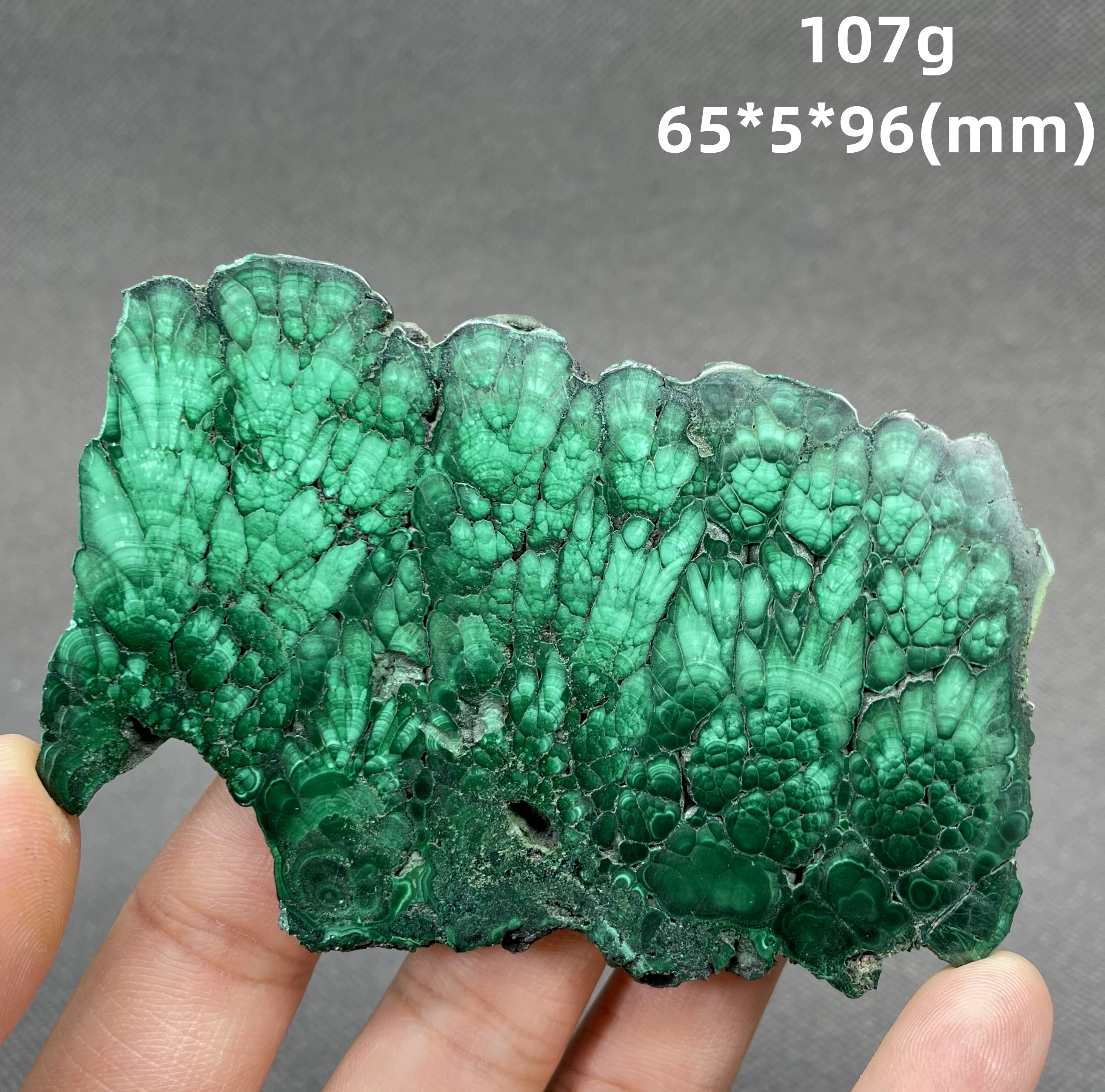 NEW! 100% Natural green malachite polished mineral specimen slice rough stone quartz Stones and crystals Healing crystal