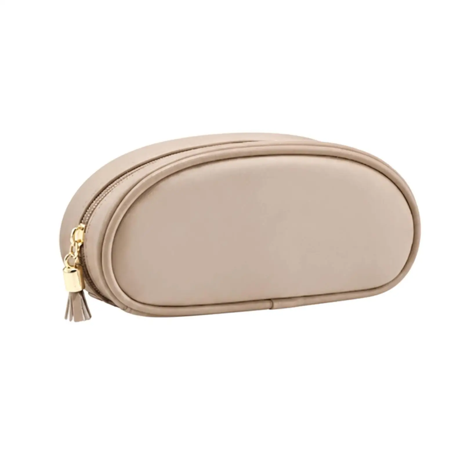 Structured Eyewear Case with Tassel Zipper Pulls Secure Zippered Eyeglass Storage Case Travel-Friendly