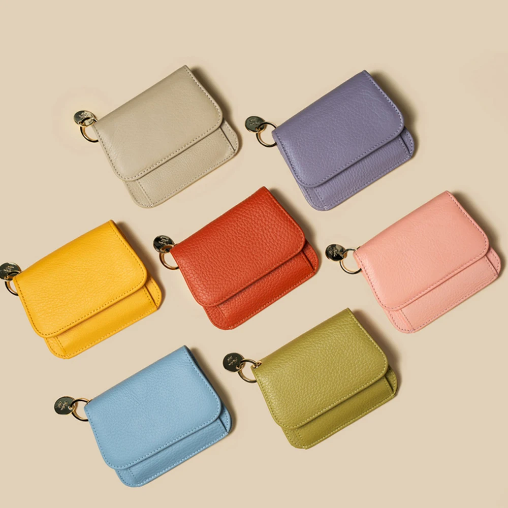 Custom Letters Women Short Wallet Luxury Large Capacity Small Coin Purse Bag For Female Monogram Portable Credit Card Holder