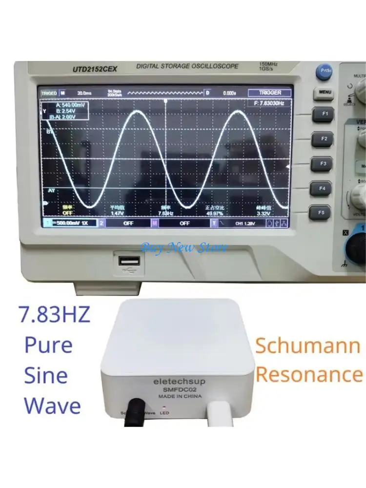 

20CE 7.83Hz Schumann Low Frequency Generator Frequency Schumann Resonator Help Sleep Improvement Device