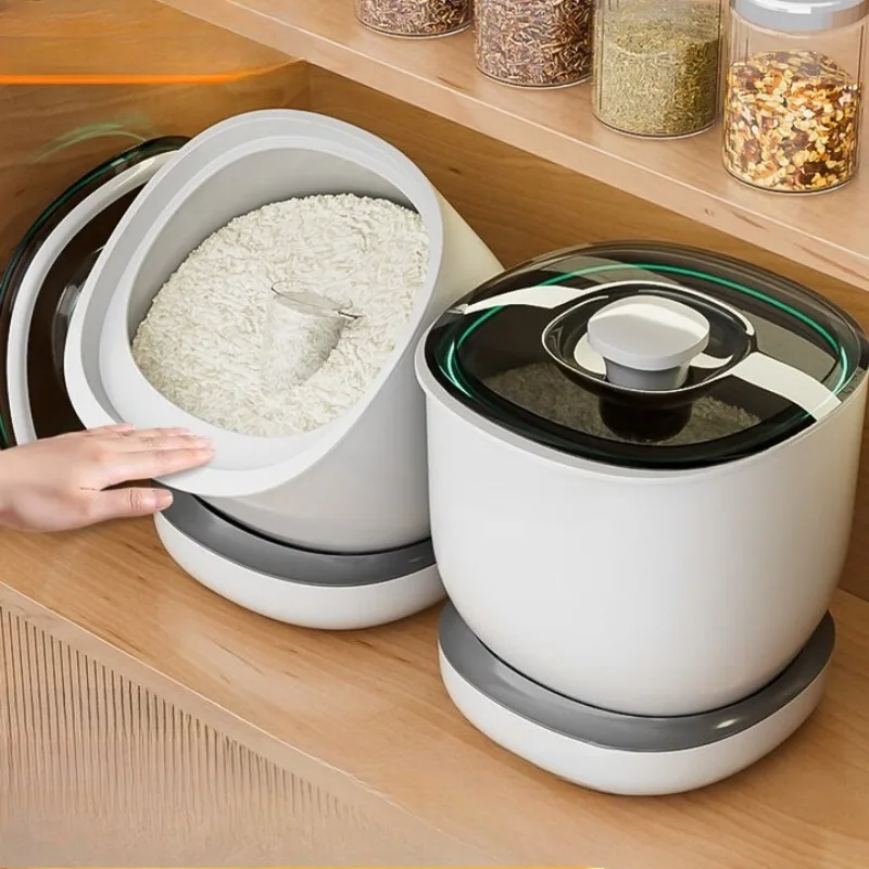 

Rice bucket new insect-proof storage box moisture-proof sealed rice cylinder rice container kitchen utensils food grade