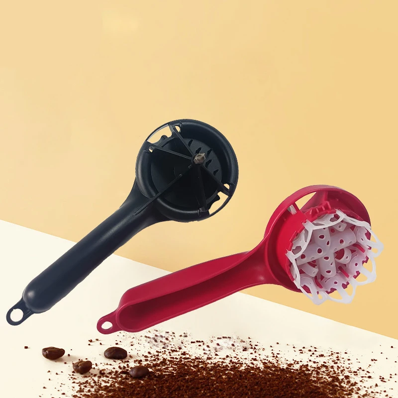 Coffee Machine Brewing Head Clean Brush Plastic Handle Practical Espresso Coffee Machine Brush Cafe Grinder Cleaned Tool 57-59MM