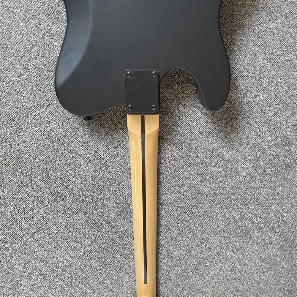 In stock Tele Electric Guitar Flat black  TL Guitar Locking  maple Fingerboard High Quality Factory Direct guitars guitarra