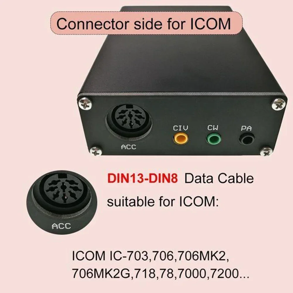 U5 Link do ICOM IC 703 706 706MK2 706MK2G 718 78 7000 7200 i więcej Łatwa instalacja i niezawodna wydajność