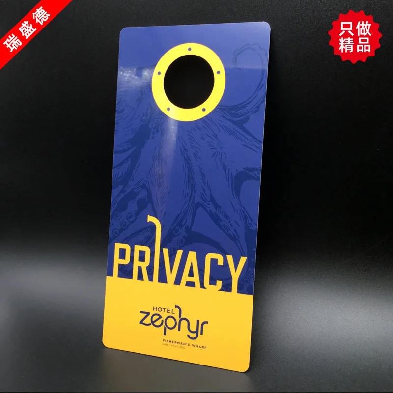 по индивидуальному заказу.Intercontinental Hotel Room Door Sign CustomizationPVCDo Not Disturb Sign Custom Chain Hotel Signage