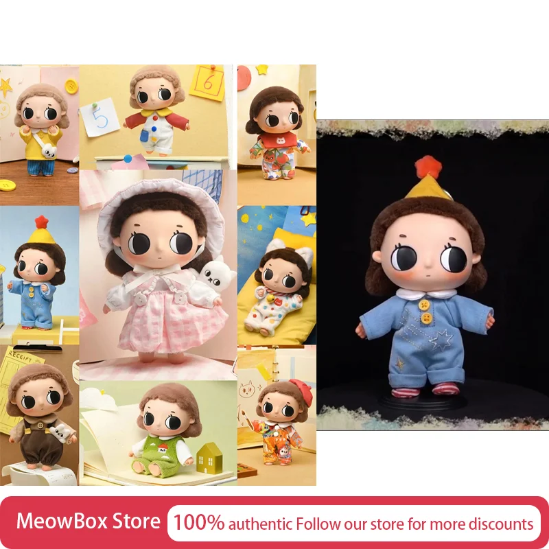 

Новая серия Pop Mart Nyota Where Moments Meet: виниловые плюшевые куклы в закрытых коробках, игрушки-сюрпризы, настольные украшения, коллекционные фигурки Hippers