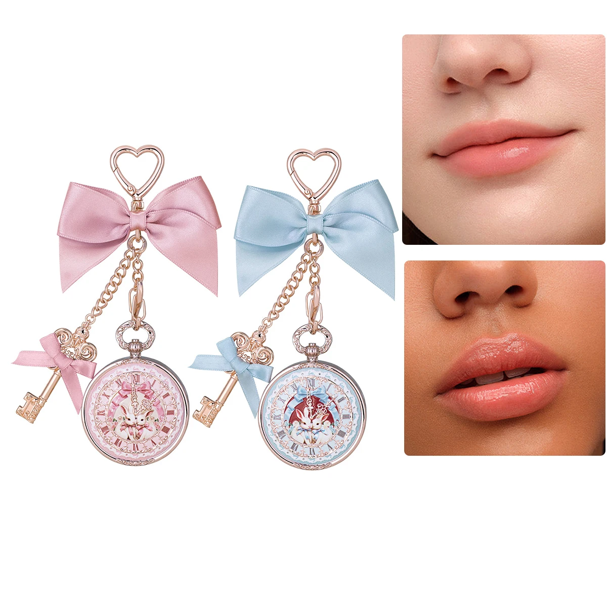 플라워 노우즈 2026 버니 가든 귀여운 토끼 립밤 보습 자연 광택 건조하고 갈라진 입술 복구