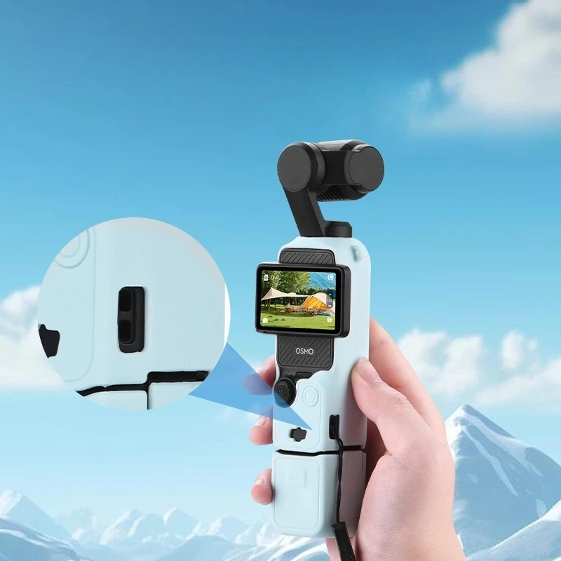 Applicable To DJI Pocket3 Protective Case, Body Protective Case Osmo Eye Pocket Gimbal Camera Silicone Case