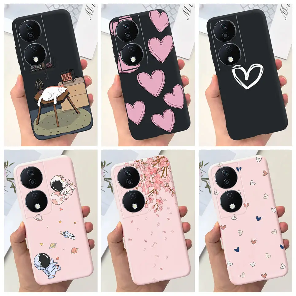 Liebe Herz Blume Capas für Ehre x7b Fall Abdeckung für Honorx7b Silikon Soft Stoßstange Funda Coque für Huawei Ehre x7b Schutz