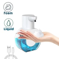 Automatic Liquid Soap Dispenser Touchless Infrared Sensor Hand Free Soap Hand Sensor Dispenser Smart Foam Machine USB Charging