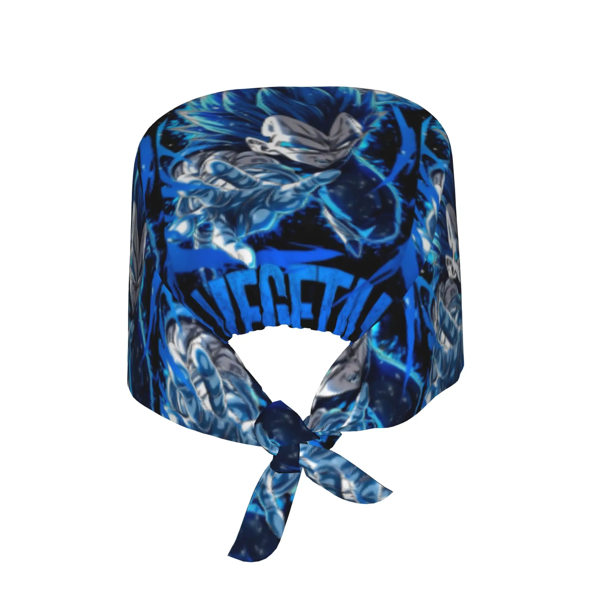 Custom DBZ Vegeta Japan Anime Medical Staff Scrubs Hat Unisex Manga  For Chef Hat Scrub Caps view 2