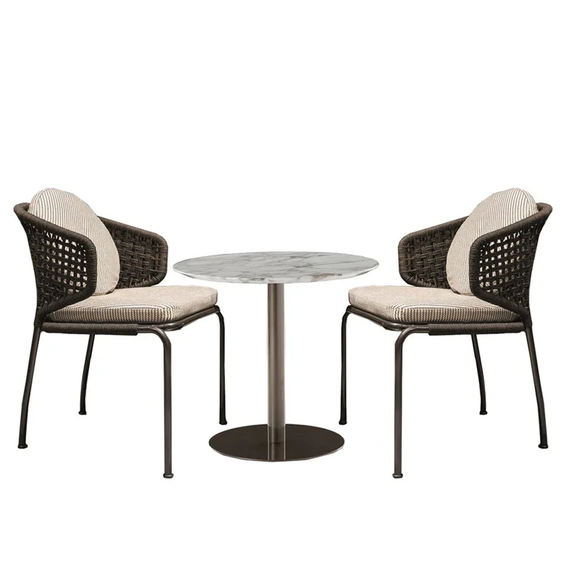 

Outdoor tables and chairs Balcony Leisure courtyard Garden B & B Milk tea shop