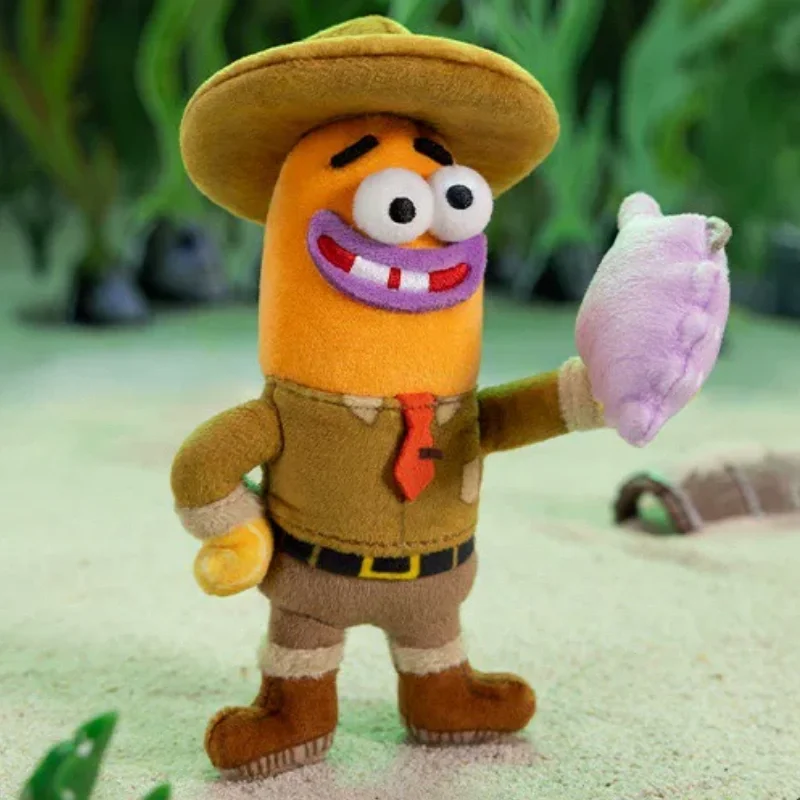 POPMART  SpongeBob SquarePants Bikini Bottom Residents Funny Plush Blind Box Keychain Series 2 Collectible For Anime Fans view 5