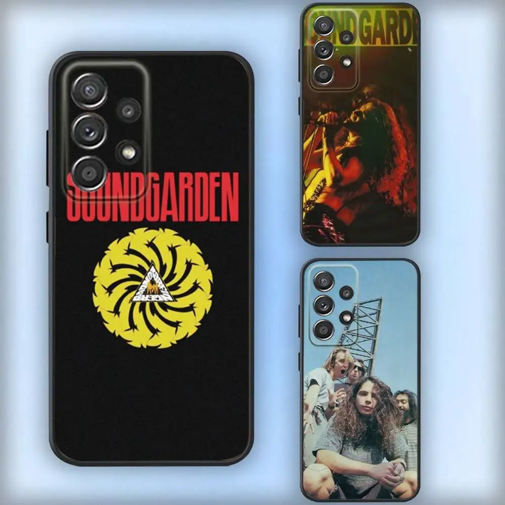 

S-Soundgarden-ns Band Phone Case For Samsung S25,S24,S21,S22,S23,S30,Ultra,S20,Plus,Fe,Lite,Note,10,9,5G Black Cover