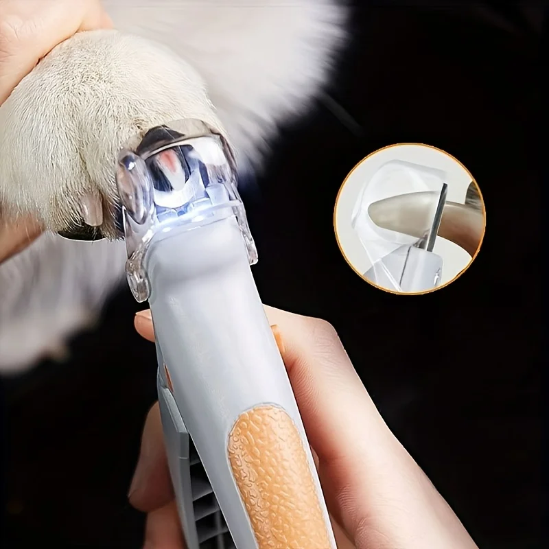 

LED Cat Nail Clipper – Easy, Safe & Precise Paw Grooming, Battery-Powered with Built-in Light