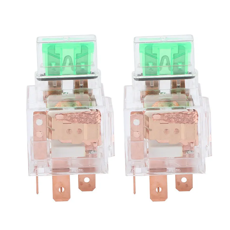 High Quality Transparent Shell With Fuse Relay 12V 4PIN 12V 5P Automotive Relay Air Conditioning Fan Relay