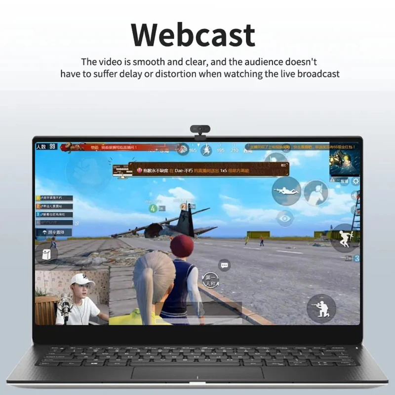 New Webcam 1080P Camera Built-In Microphone High-Definition Camera Laptop Conference Camera Without Driver USB Online Camera