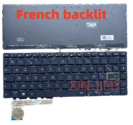 

FrenchBacklit For ASUS VivoBook S14 X435 X435E X435EA S435 S435E S435EA Laptop Notebook Keyboard