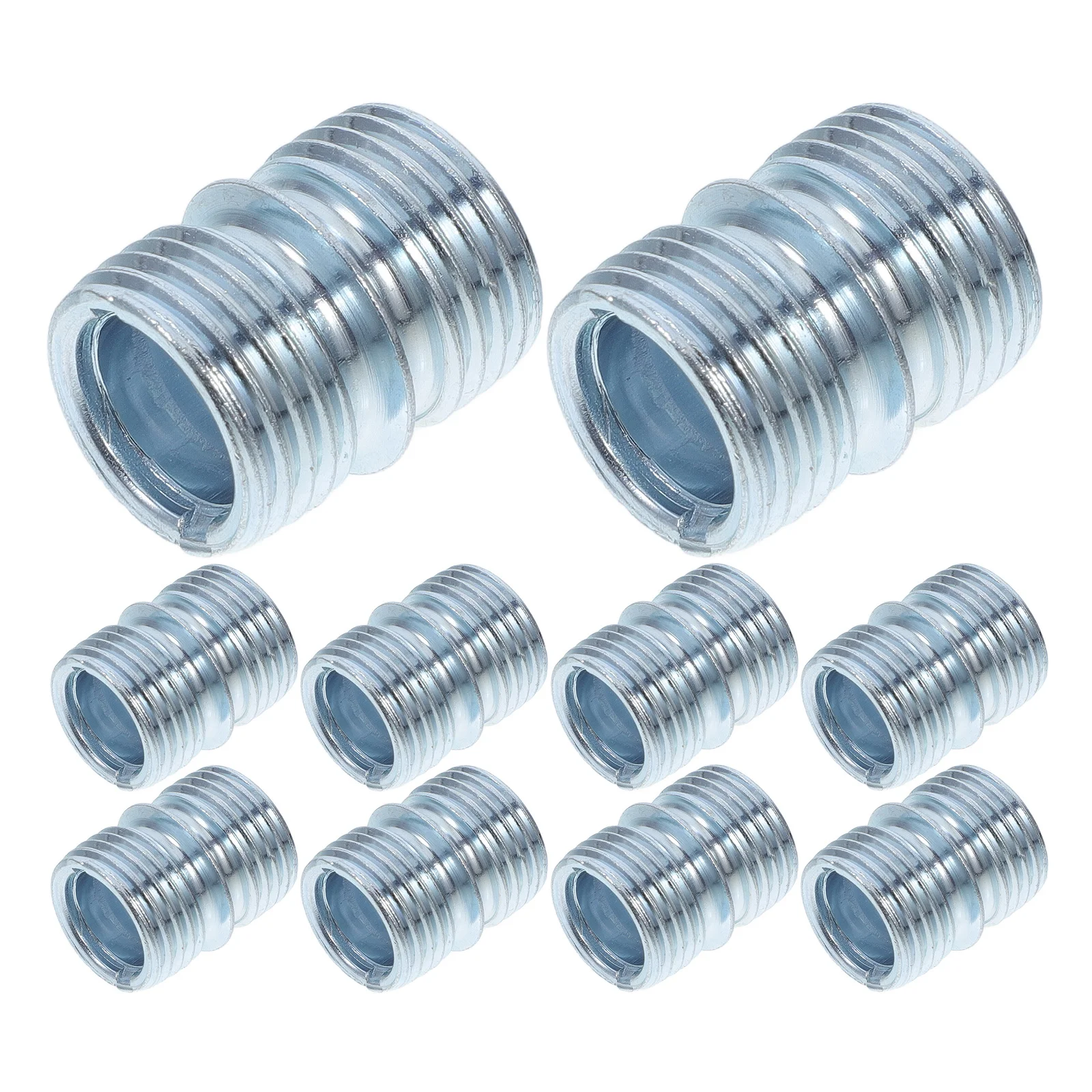 

20pcs Double Slot Connectors For Wire Shelving Threaded Rod Nuts Metal Shelf Brackets Storage Rack Hardware Replacement Parts