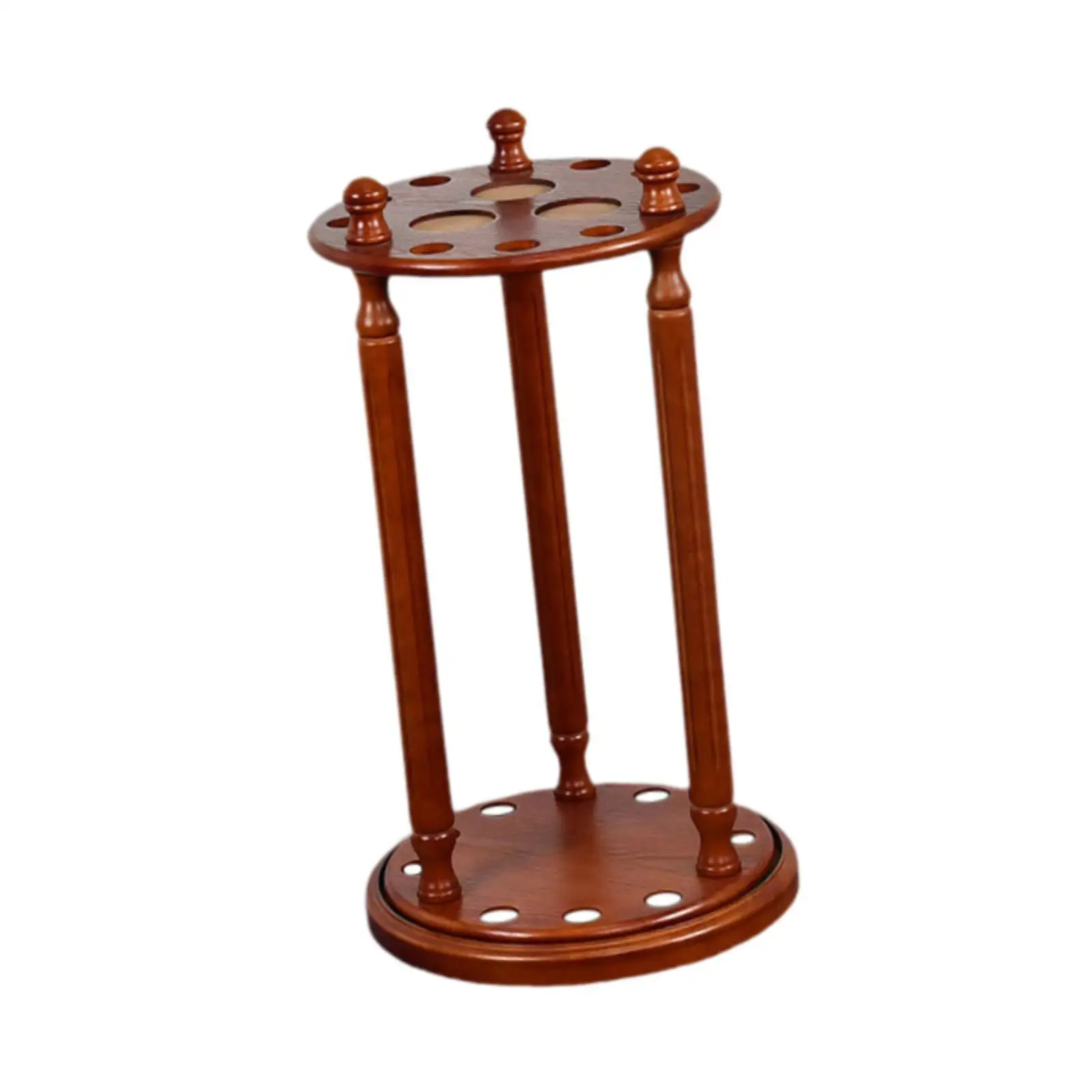 

Профессиональная деревянная вращающаяся подставка для 9 бильярдных киев, органайзер для аксессуаров для бильярдного стола