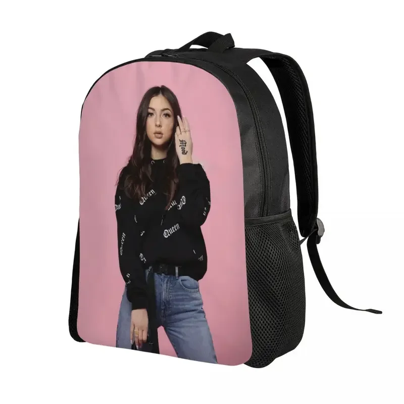 Personalized beautiful Eva Queen backpack women men basic bookbag for college school French singer bags