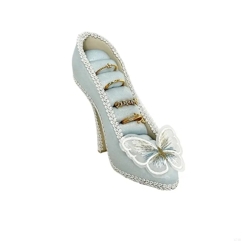 Decorative Resin Shoe Display Stand For Storing And Showcasing Jewelry