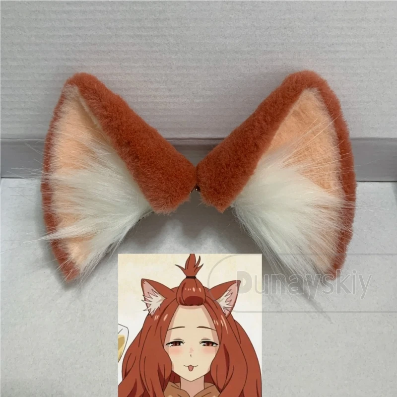 Yani Neko Aru Neko アルねこ​​ Wigs Handmade Cosplay Set Sakai Aruko Hair clip Faux fur plush material Furry Cat Ears Wig Halloween view 2