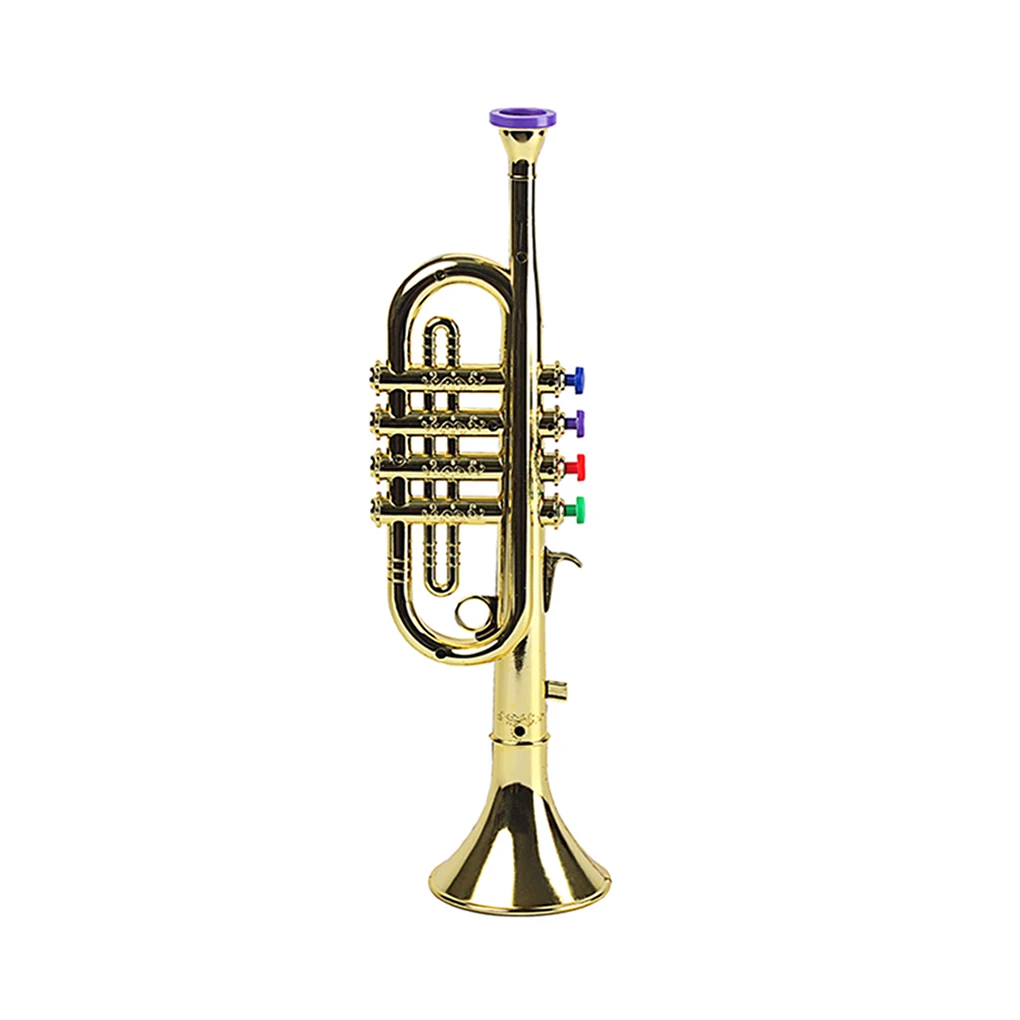 

Child Trumpet No Burrs Learning Prop Interesting Exquisite Toy Horn