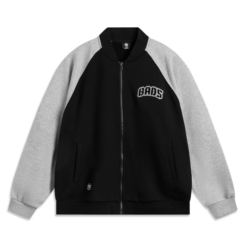  Men's Anti-Foreign Series Sporty Casual Versatile Loose Jacket AJDU2031 Comfortable Basketball Zipper Closure Coat
