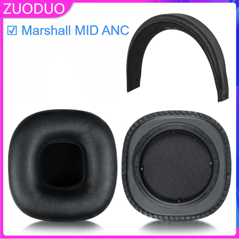 

Replacement Ear Pads Earpads Headband for Marshall MID ANC Bluetooth Headphone Accessories Headset Ear Cushion