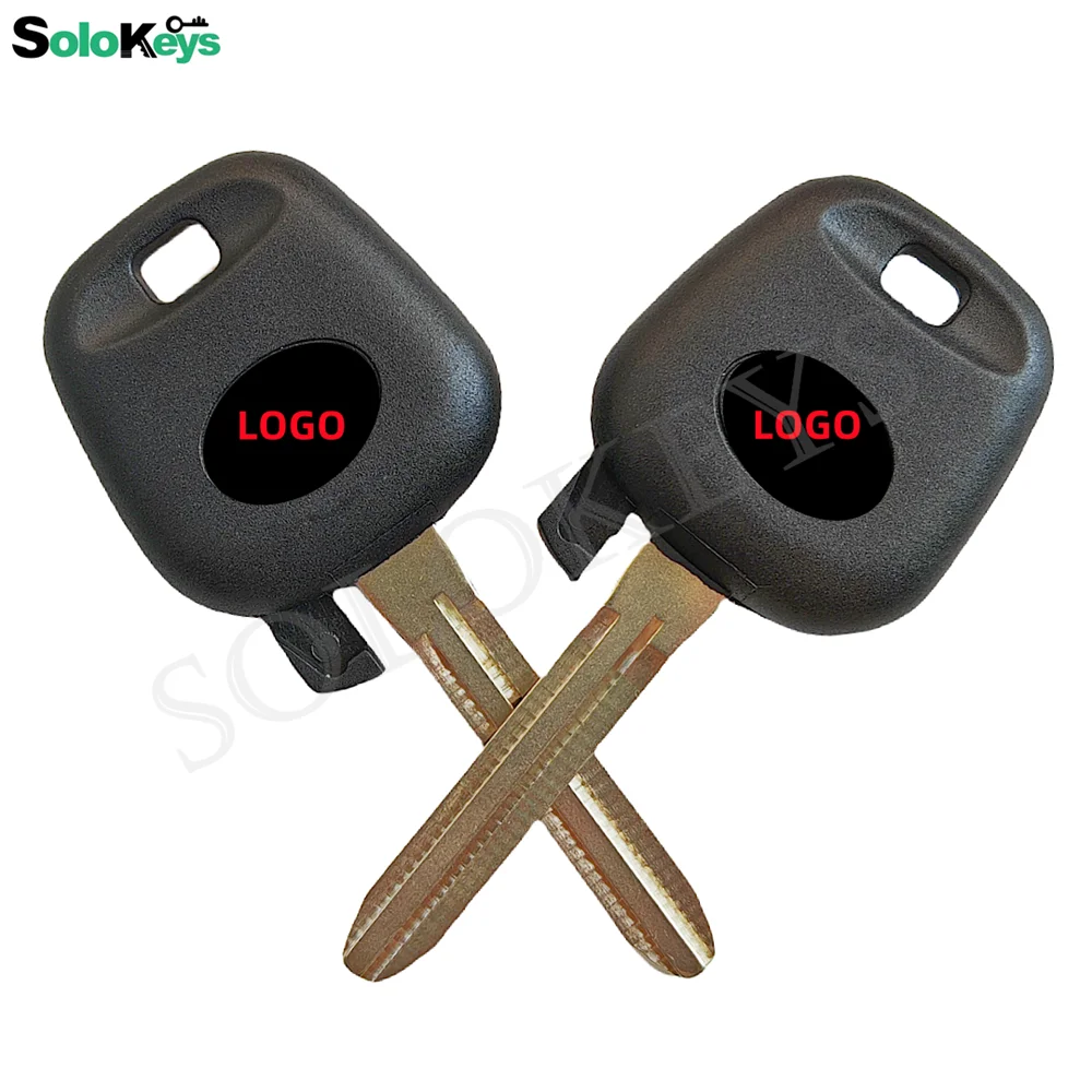10 pz/lotto olokys sostituzione guscio chiave Transponder automatico per Toyota Car Big Head Holder Chip Hollow Uncut con LOGO su due lati