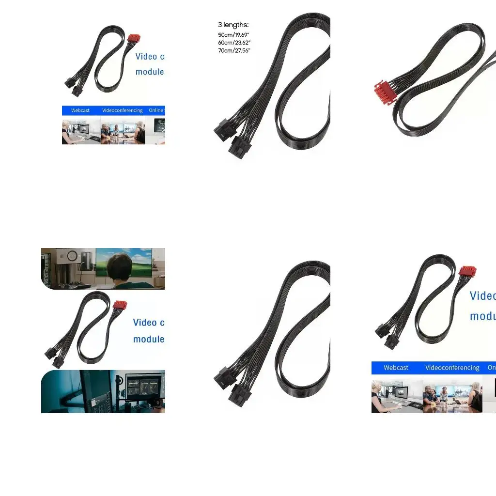  GPU Power Supply Adapter PSU12Pin to Two  PCIE 8Pin Graphics Card Connector