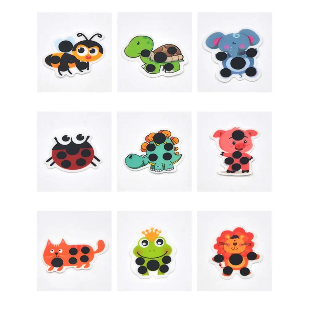 Animal Cartoon Kids Fever Detection Head Thermometer Temperature Test Thermometers Forehead Sticker