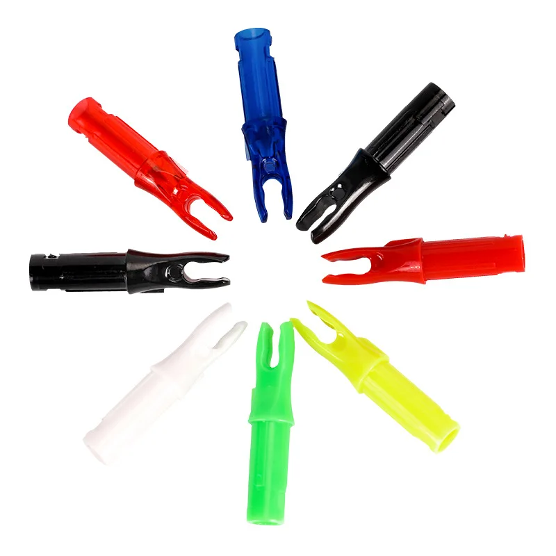 60 قطعة Nocks إدراج ID6.2mm السهم رمح ذيول نصائح البلاستيك الرماية قوس الصيد الكربون السهم رمح DIY التبعي #6