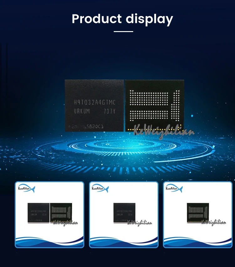 H9TQ32A4GTMC 4GB   4+512  emcp  Version 4.5  100% New original  221FBGA font library  Storage chips  Tablet running memory  IC