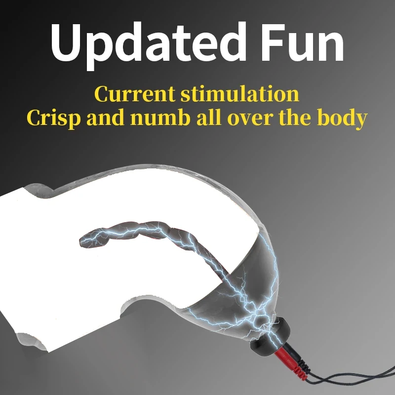 Electric Shock Penis Plug Cock Ring Chastity Cage Penis Electric Stimulator Male Urethral Dilator Bdsm Extreme Tazer Masturbator view 2