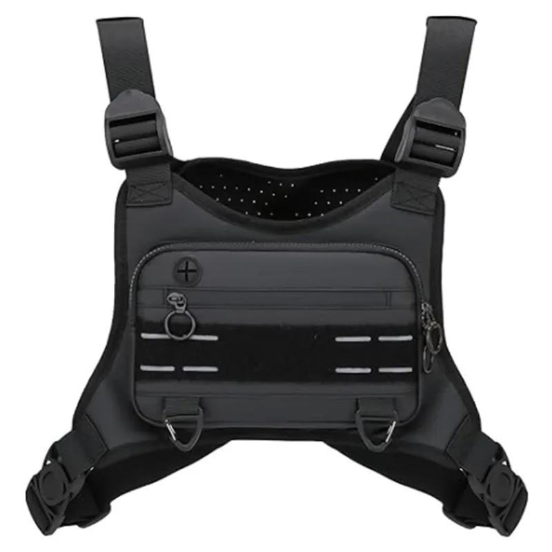 Hiking Training Multi Functional Fitness Bag Camping Lightweight Breathable Mobile Phone Package Outdoor Tactics Chest Package view 2