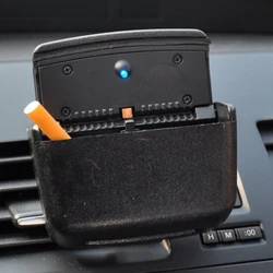 LED-Lit Universal Car Ashtray Smokeless Auto Cigarette Tray with Cover Multi-Function Portable Car Accessories