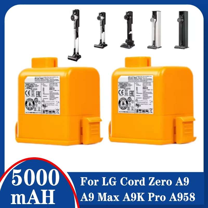 Сменный аккумулятор емкостью 5000 мАч, совместимый шнур LG Zero EAC63382204 A9, A9S, P9, A9K-CORE, A9MAX, A9T-Ultra, A9K-PRO, A9N, A9M, A9 Plus