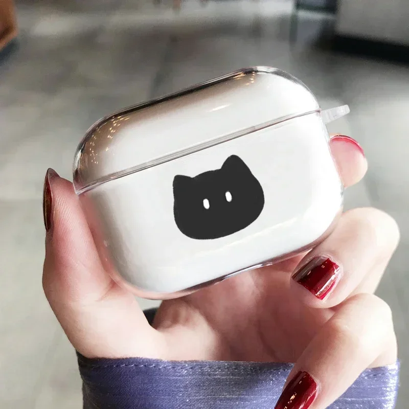 Funny Cat Fish Couple Earphone Case For Apple AirPods 4th 3 Pro 2 Protective Shell Cover For AirPod 3 2 Matte Box Fundas Air Pod