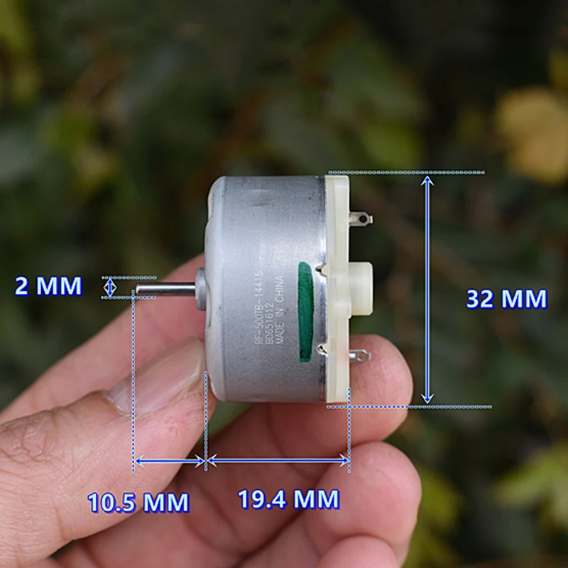 

MABUCHI RF-500TB-14415 Mini 7600RPM Round Motor 5-12V CD Player Humidifier Kit
