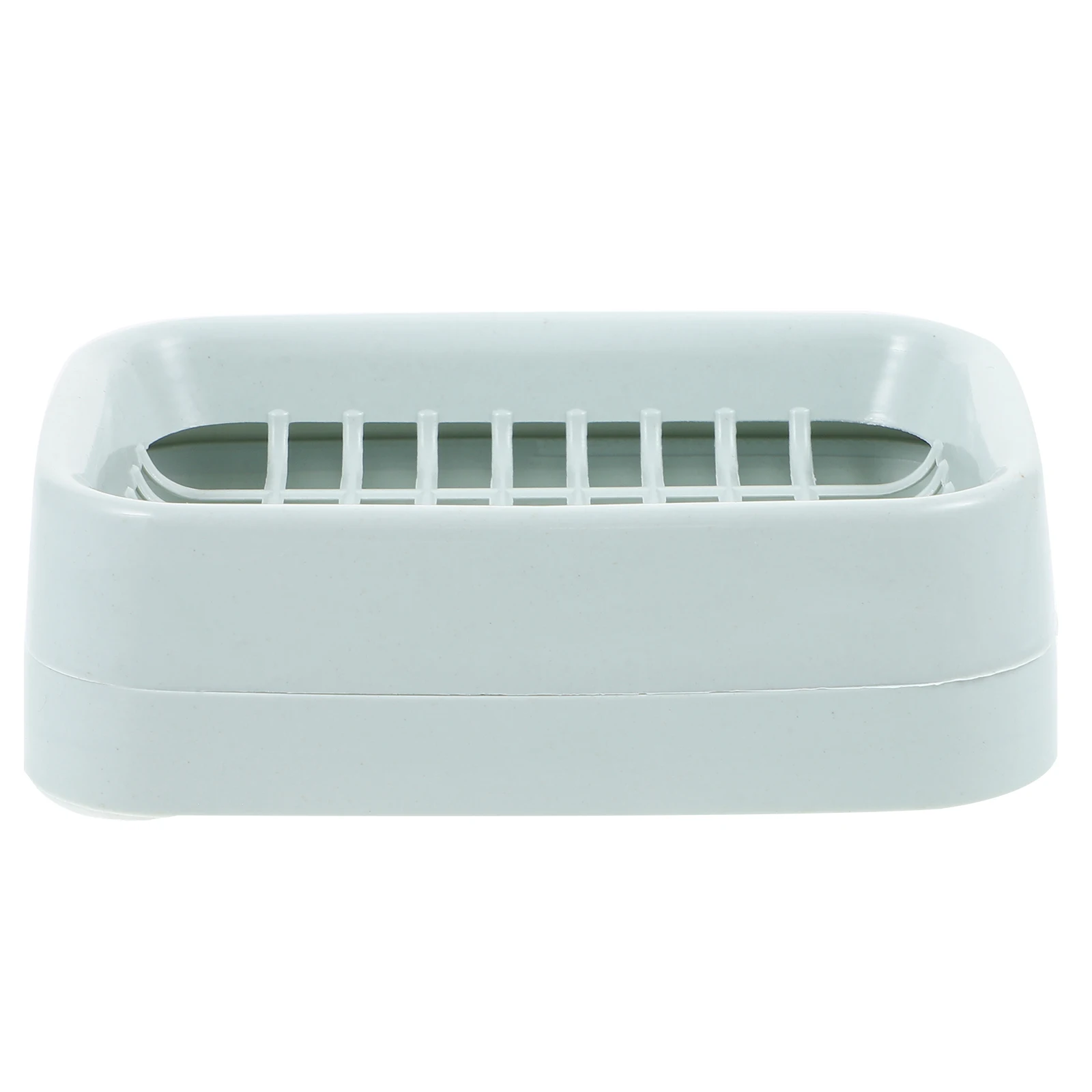 

Portable Double Layer Soap Dish Holder Drain Box Case for Bathroom Shower Friendly PP Material