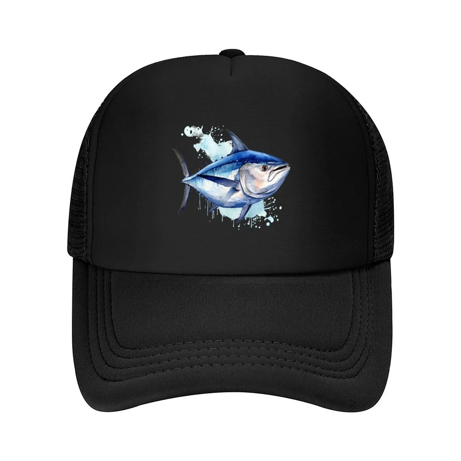 

Bluefin tuna watercolor painting Baseball Cap luxury caps party Hat sun hat Rugby Men's Luxury Women's