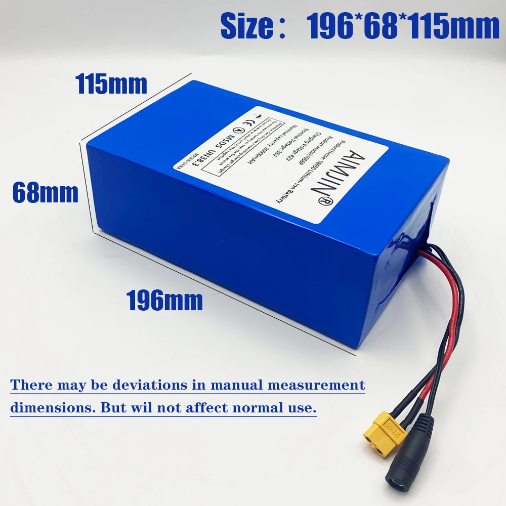 36v 20ah 10S6P Brand new original 500-1000W large capacity lithium battery uses most vehicles and supports product customization