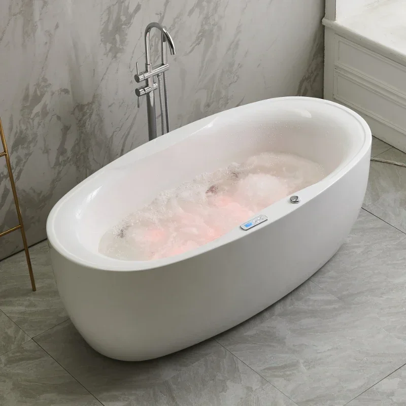 

Hot SalesBathtub Hydraulic Massage Soaking Bathtub Luxury Stone Bathtub Massage Solid Surface Stone