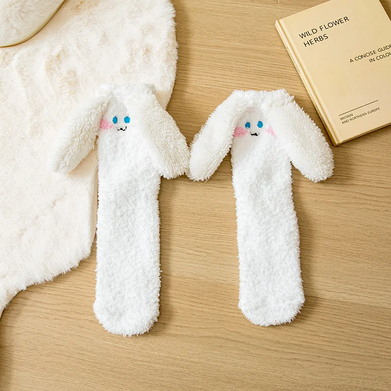 Kawaii الجوارب الكبار النوم الجوارب الشتاء الثلوج المنزل الأمومة جورب جوارب السيقان السجاد الجوارب النعال جوارب بأشكال مضحكة