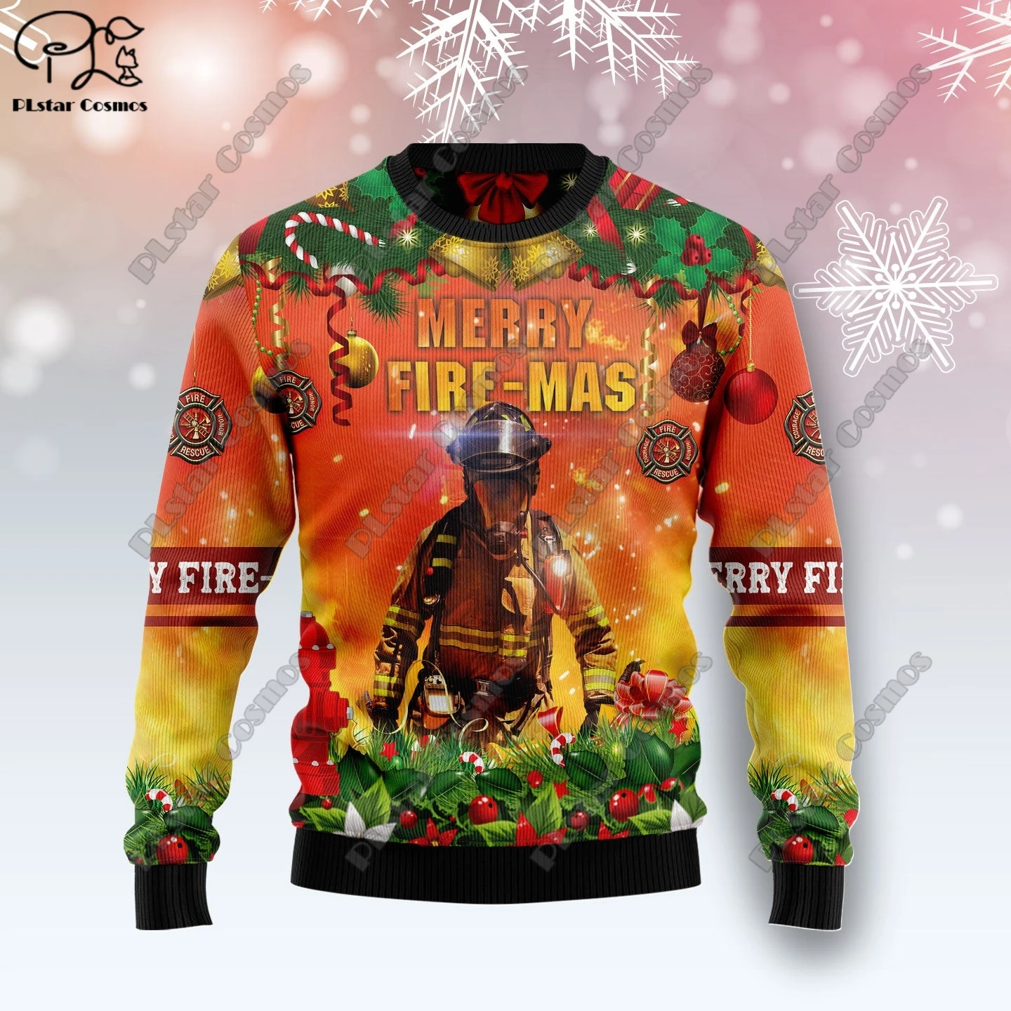 New 3D Printed Animal Custom Series Cute Christmas Pattern Ugly Sweater Street Casual Winter Sweatshirt S-16