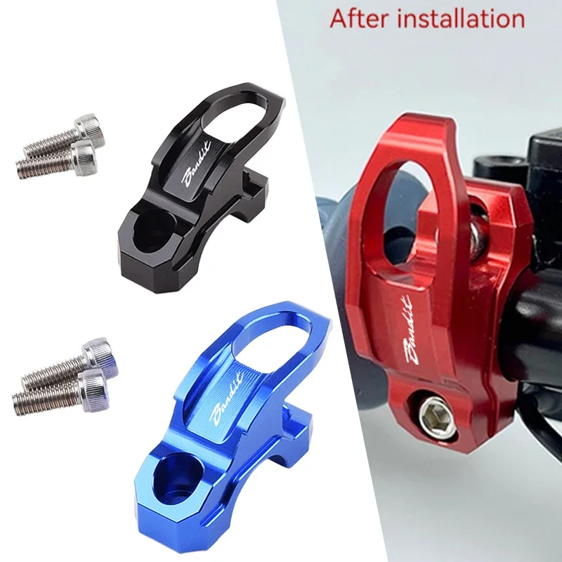 Cilindro mestre de freio saco de bagagem capacete cabide braçadeira gancho titular para suzuki bandit 1200 1250 1250s 1250f 250 400 gsf650