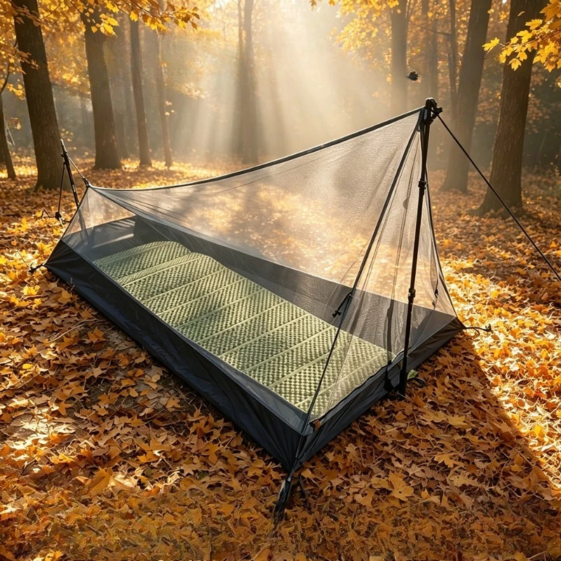A-tower mesh tent single camping outdoor lightweight breathable anti-mosquito hiking motorcycle brigade shelter inner net