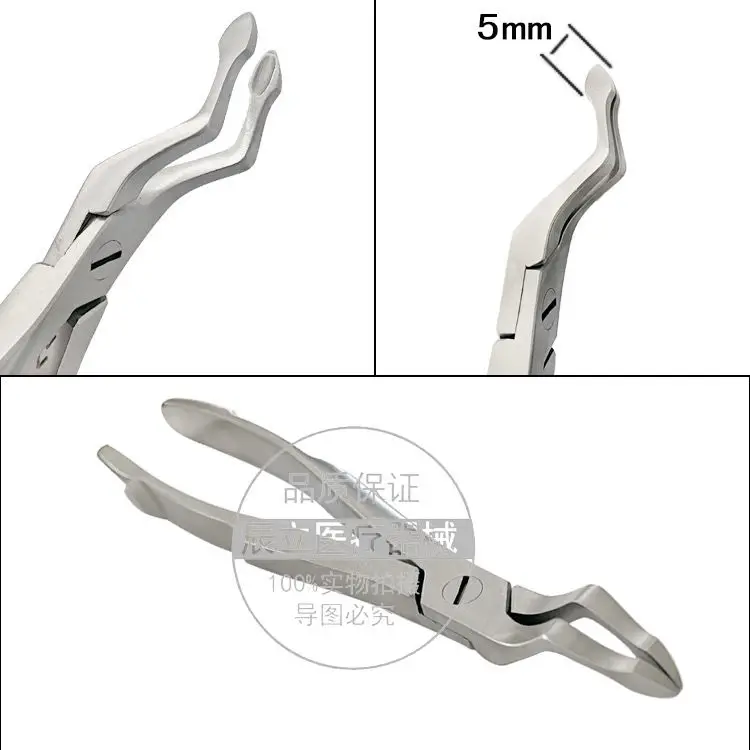 Dental extraction forceps, root forceps, mandibular and subgingival implants, dental instruments and tools